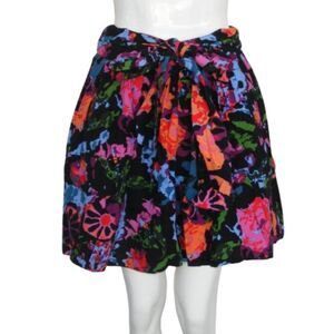 THAKOON for Target Skirt, 1, Mini, Bold & Colorful, Sash Belt, Side zipper